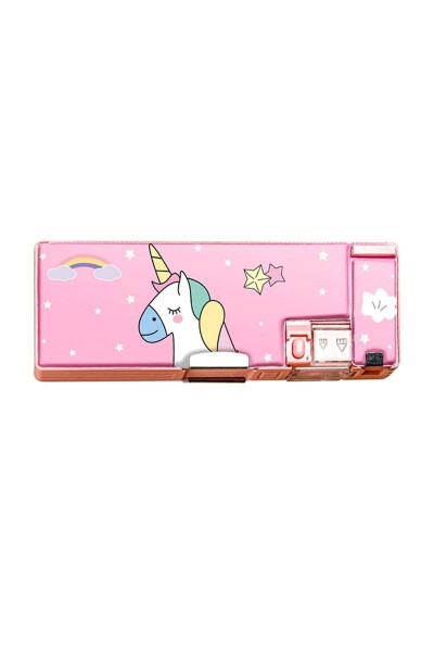 Multifunctional Pencil Case Unicorn Pink - 2