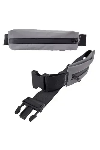 Multifunctional Reflective Athlete Waist Bag-Gray - 5