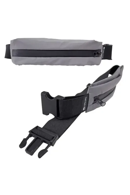 Multifunctional Reflective Athlete Waist Bag-Gray - 5
