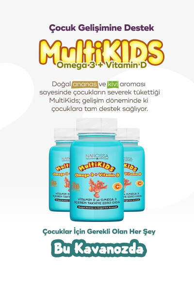 Multikids Omega 3 & D Vitamini - 5