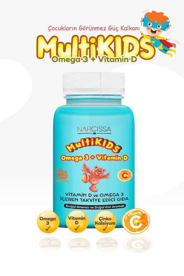 Multikids Omega 3 & D Vitamini - 8