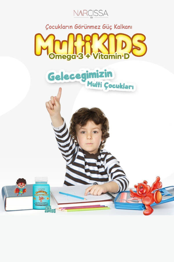 Multikids Omega 3 & Vitamin D - 4