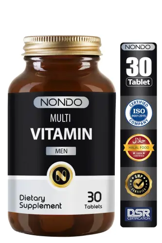 Multivitamin Erkaklar uchun 30 ta Tabletka (A,B1,B2,B3,B6,B7,B12,C,D,E,H VITAMINLARI, PANAX GINSENG, SAW PALMETTO) - 1