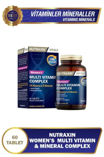 Multivitamin Mineral Kompleksi 60 Tablet Kadınlara Özel - 1