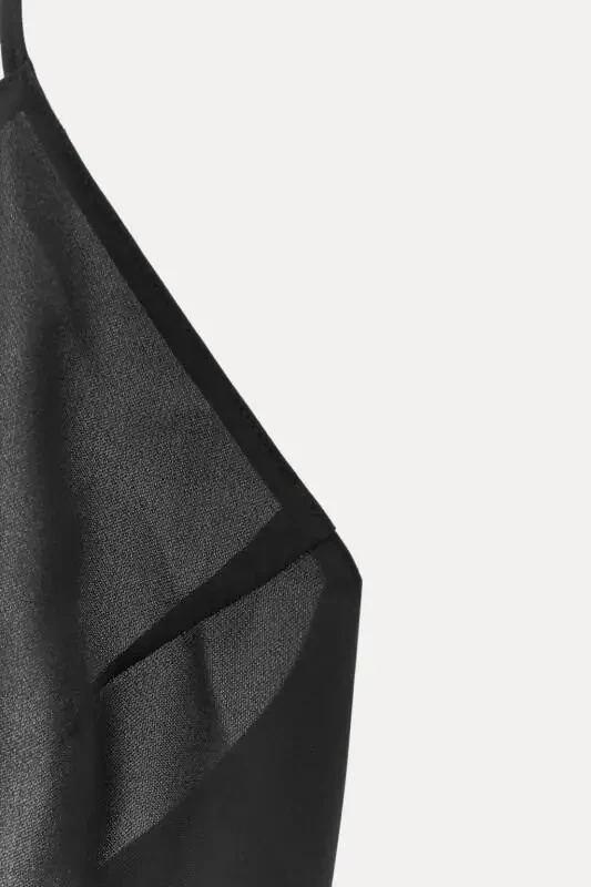 MULTIWAY STRAP MAXI SLIP DRESS-Black - 6