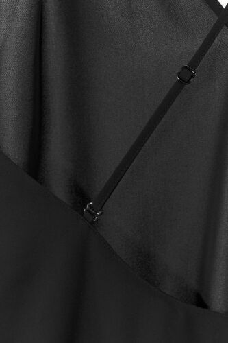 MULTIWAY STRAP MAXI SLIP DRESS-Black - 7