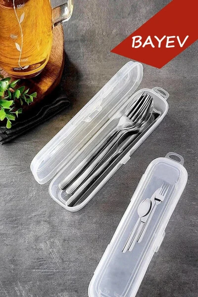 Multix Cutlery Storage Box - Drawer Organizer Travel And Picnic Set - BAYEV