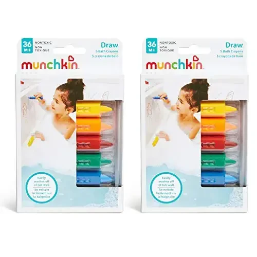 Munchkin® Draw™ Bath Toy Scoop with 10pk Bath Crayons Bath Toy - 6