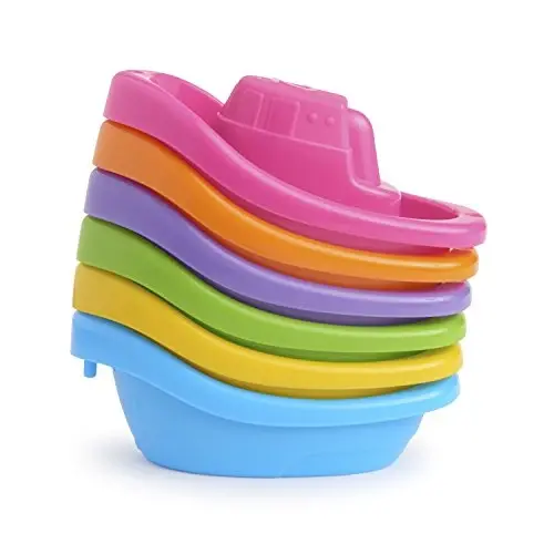 Munchkin® Little Boat Train Bath Toy, Fun for Babies and Toddlers, 6 Piece Set (Pack of 12) - 3
