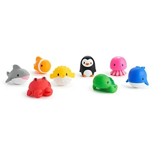 Munchkin® Ocean™ Squirts Baby and Toddler Bath Toy, 8 pack - 4