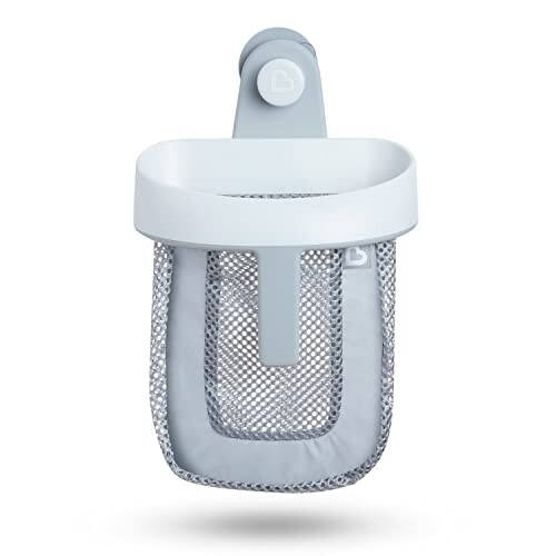 Munchkin® Super Scoop™ Hanging Bath Toy Storage with Quick Drying Mesh, Grey - 1