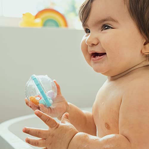 Munchkin® Suvda Suzayotgan va O'ynaydigan Pufakchalar™ Chaqaloq va Kichkina Bolalar uchun Vanna O'yinchoq, 4 ta - MODAZONE (1)