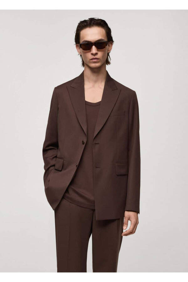 Muntazam kesimli blazer kurtka - 1