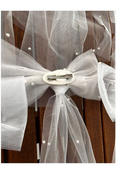 Muntazam mato, kamonli munchoqlar bilan bezatilgan kelin pardasi, munchoqlar bilan bezatilgan kelin pardasi qisqichi, muntazam mato - 22