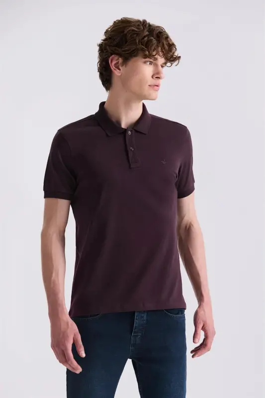 Murdum Slim Fit Polo Y воротник Futbolka - 2