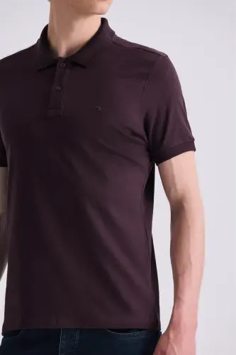 Murdum Slim Fit Polo Y воротник Futbolka - 3