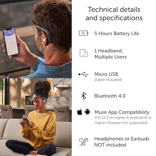 MUSE 2: Headband Meditation Tracker and Monitor - 7