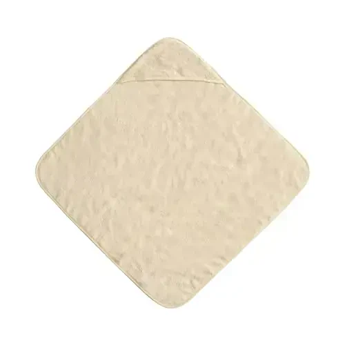 mushie Baby Hooded Towel | Organic Cotton (Fog) - 2