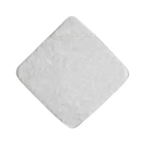 mushie Baby Hooded Towel | Organic Cotton (Pearl) - 2