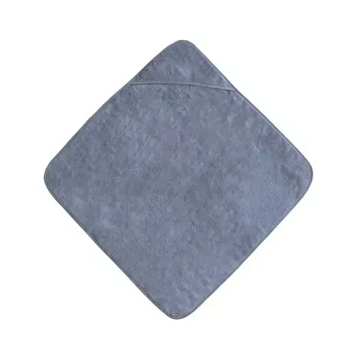 mushie Baby Hooded Towel | Organic Cotton (Tradewinds) - 2