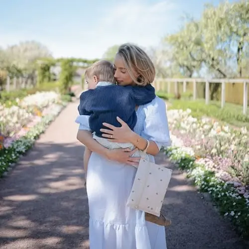 mushie Water Resistant Wet Bags | Large & Small Reusable Storage Bag for Baby Items and Travel | Zippered Pockets with Handle | Machine Washable, Set of 2 (Bees) - 3