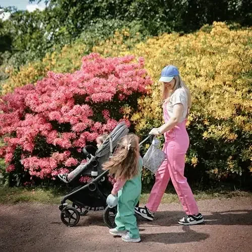 mushie Suv o'tkazmaydigan ho'l sumkalar | Katta va kichik qayta foydalanish mumkin bo'lgan bolalar buyumlari va sayohat uchun saqlash sumkasi | Fermuarlı cho'ntaklar tutqichli | Mashinada yuvish mumkin, 2 to'plam (Tradewinds) - 5