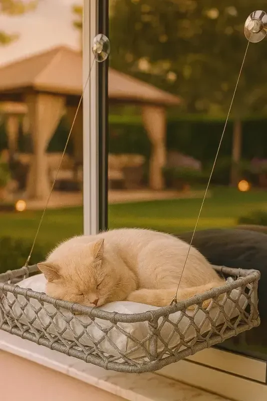 Mushuk It Shisha Yotog'i Ventuzli Qo'l Mehnati-Kulrang - 3