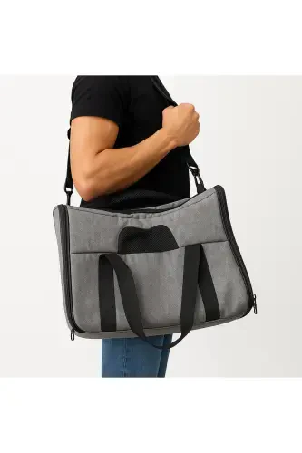 Mushuk It Tashish Sumkasi | Samolyot Kabiniga Mos Chamadon Osma | Suv o'tkazmaydigan Qulay Sumka-Ko'k - 4