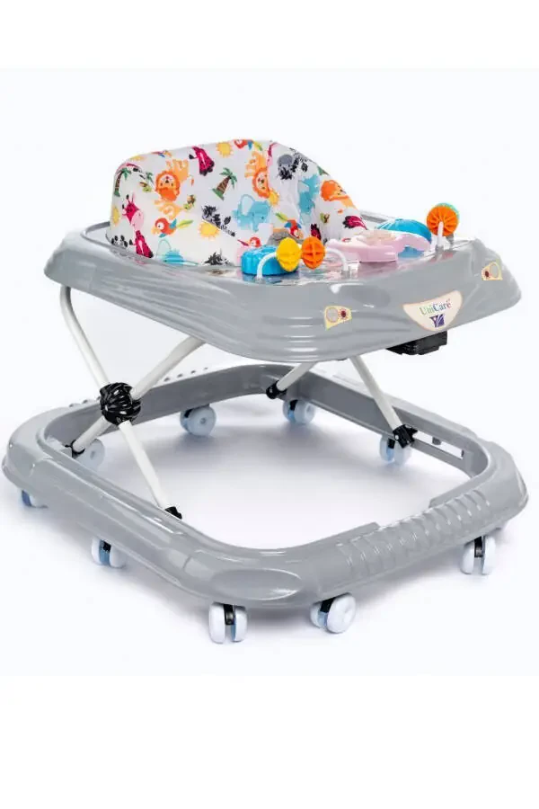 Musical and Light-Up Baby Walker with 3 Adjustable Heights - 1