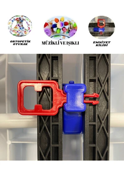 Musical and Light-Up Baby Walker with 3 Adjustable Heights - LAYLİNE (1)