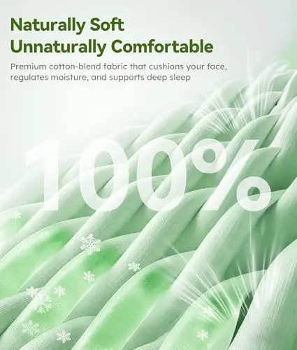 MUSICOZY Sleep Headphones Breathable Bluetooth Headband 3D Sleeping Headphones, Wireless Music Eye Mask Sleep Earbuds for Side Sleeper Women,Men Office Air Travel Cool Tech Gadgets Unique Gifts Green - MUSICOZY (1)