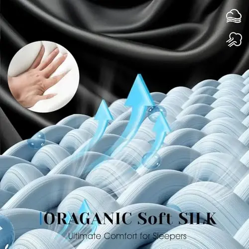 MUSICOZY Uyqu Eshitish vositalari, Bluetooth 5.4 Uyqu Maskasi Bosh bandi Eshitish vositalari Uyqu Ko'z Maskasi, Simsiz Musiqa Quloqchinlari Yonboshlab uxlaydiganlar uchun HD Stereo Dinamiklar bilan, Sovuq Gadjetlar Noyob Sovg'a - 3