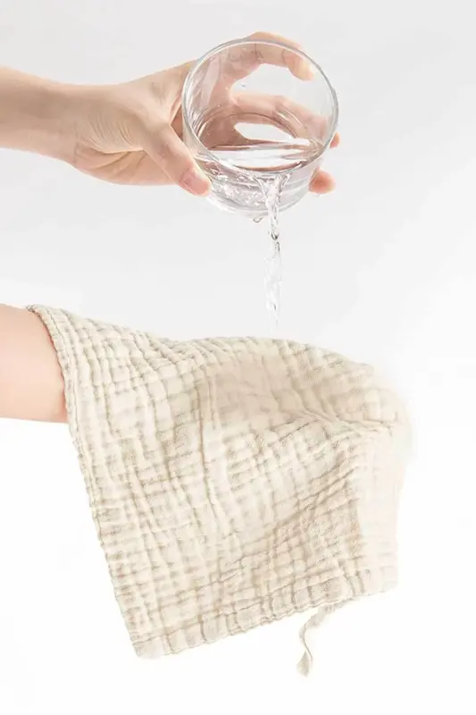 Muslin Mato 6 dona Bola Örtami Salfetkasi Muslim Bola Ter Bez 40x40 sm - 3