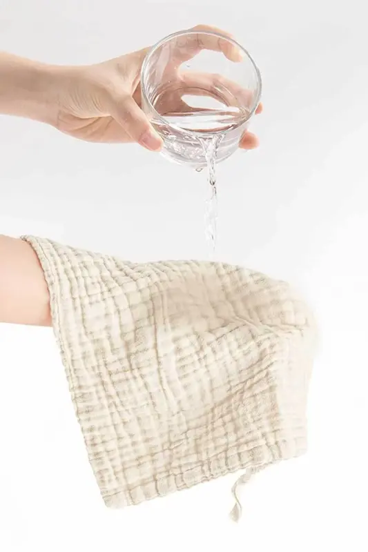 Muslin Mato 6 dona Bola Örtami Salfetkasi Muslim Bola Ter Bez 40x40 sm - 5