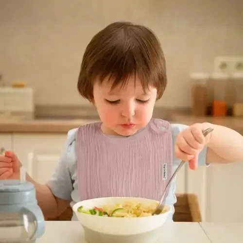 Muslin oʻgʻil bolalar qizlar uchun soʻlaklik, organik muslin chaqaloq soʻlakligi oqishi va tishlash uchun, yumshoq bandanali soʻlakliklar 5 dona - 4