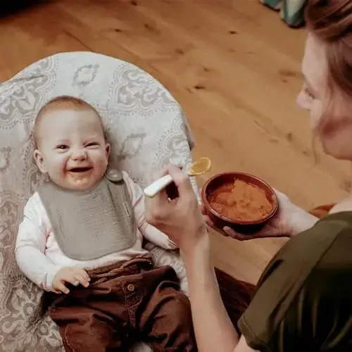 Muslin oʻgʻil bolalar qizlar uchun soʻlakliklar, Organik muslin chaqaloq soʻlakligi oqishi va tishlash uchun, Yumshoq bandana soʻlakliklar 5 dona - 4