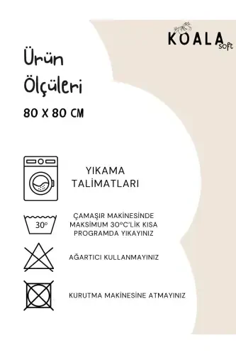 Muslin O'rash Adyol 3'li To'plam(80X80SM)|oeko-tex Muslin Mato | Yangi Tug'ilgan Chaqaloq Yumshoq Sochiq O'rash-Tog' Tekis Moviy va Hayvonlar Naqshli - 7