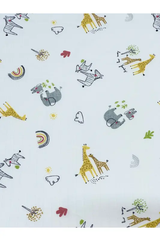 Müslin Örtü Battaniye 3'lü Set(80X80CM)|oeko-tex Müslin Kumaş | Yenidoğan Bebek Yumuşak Havlu,kundak-Araba ve Hayvan Desenli - 3