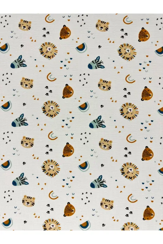 Müslin Örtü Battaniye 3'lü Set(80X80CM)|oeko-tex Müslin Kumaş | Yenidoğan Bebek Yumuşak Havlu,kundak-Araba ve Hayvan Desenli - 5