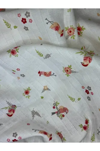Müslin Örtü Battaniye 3'lü Set(80X80CM)|oeko-tex Müslin Kumaş | Yenidoğan Bebek Yumuşak Havlu,kundak - Bear Mountain Collection - 6
