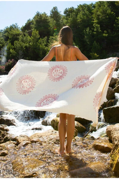 Muslin Towel - 100% Cotton - Organic - Printed - GENEL MARKALAR