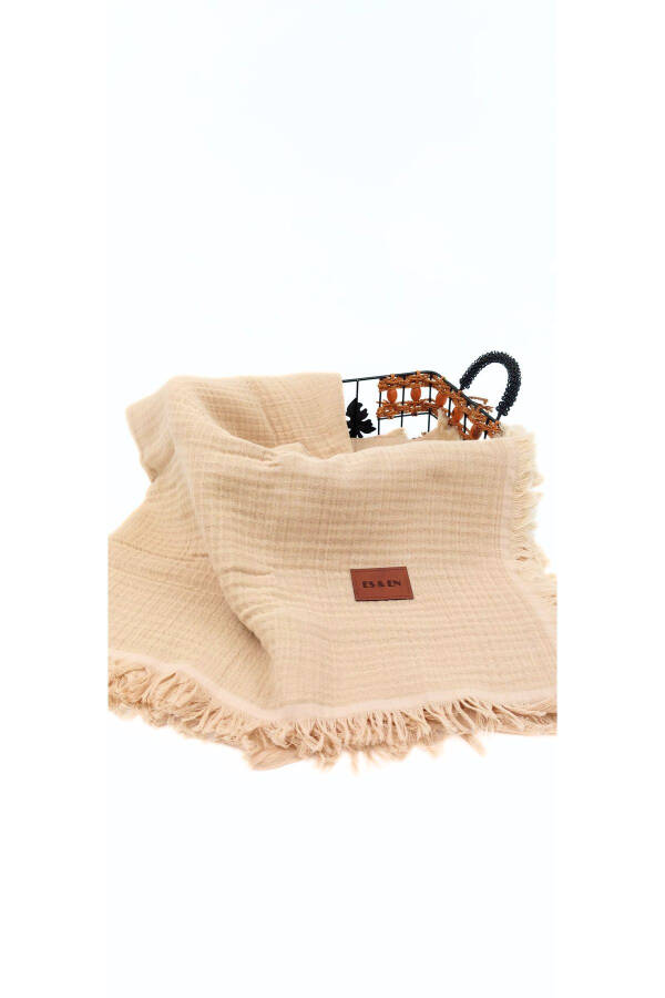 Муслиновый плед для новорожденного 4 слоя - 1