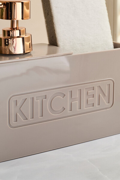 Kitchen Vizyon Sünger Hazneli Mutfak Sıvı Sabunluk-VİZYON - 3