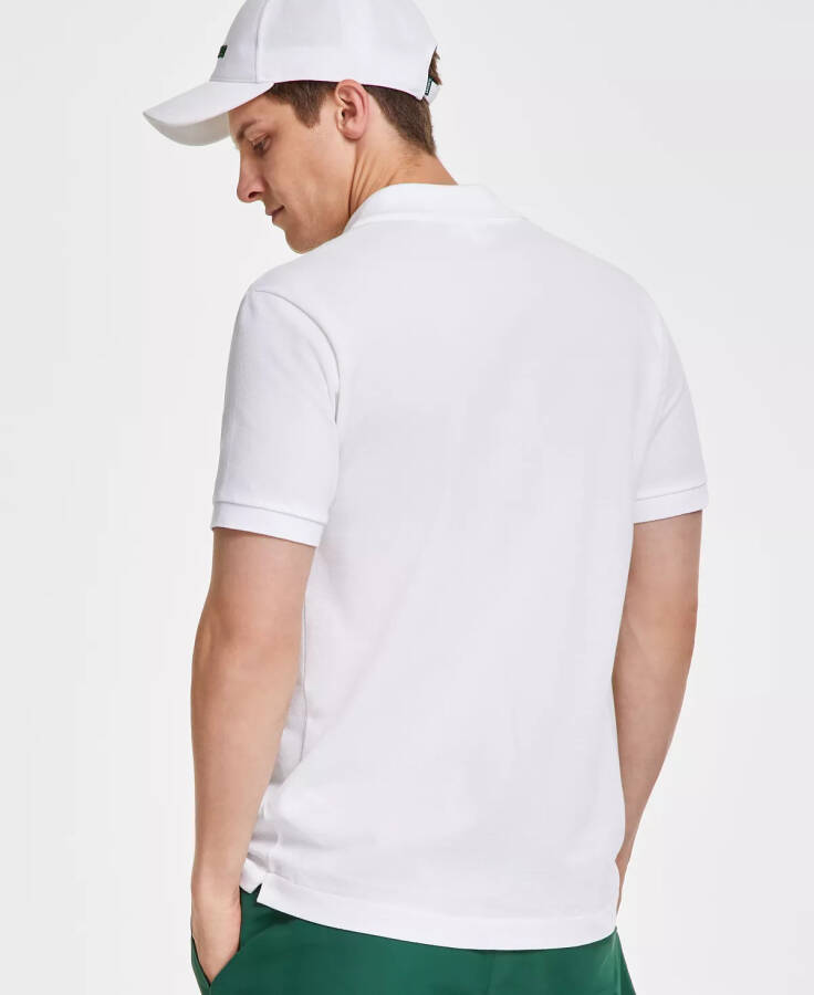 Мужская Поло с коротким рукавом L.12.12 Classic Fit Piqué Белая - 4