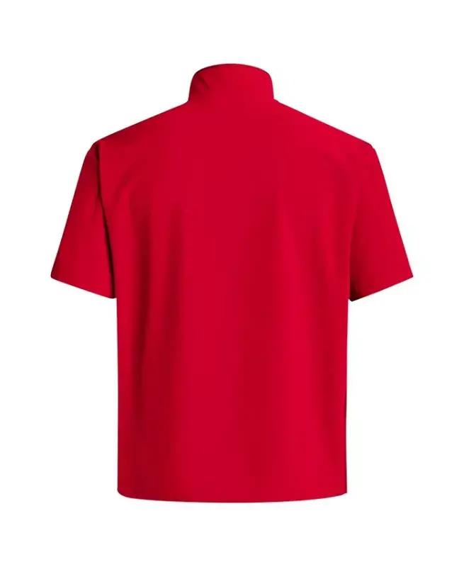 Мужская алая куртка Nebraska Huskers Coaches Sideline Half-Zip с коротким рукавом - Scarlet - 3