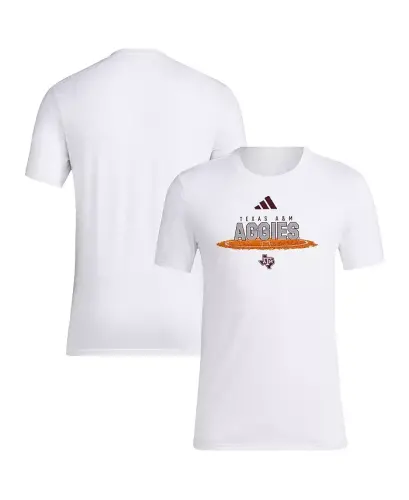 Мужская белая футболка Texas A M Aggies Softball Pitcher's Circle - White - 1