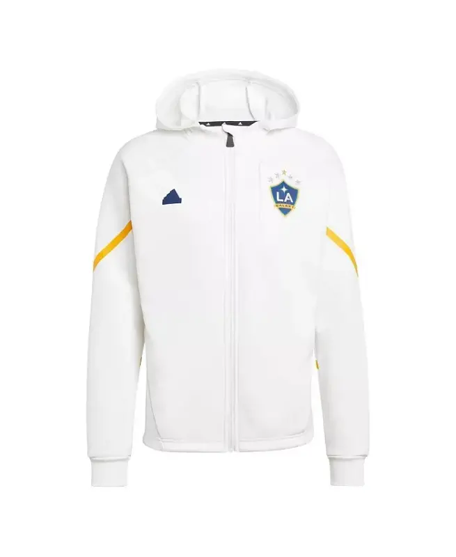 Мужская белая куртка LA Galaxy 2024 Anthem Travel на молнии - белая - 1