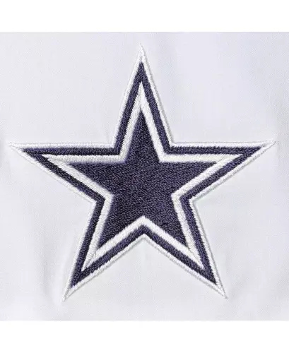 Мужская белая рубашка PFG Dallas Cowboys Tamiami Omni-Shade на пуговицах - белая - 5