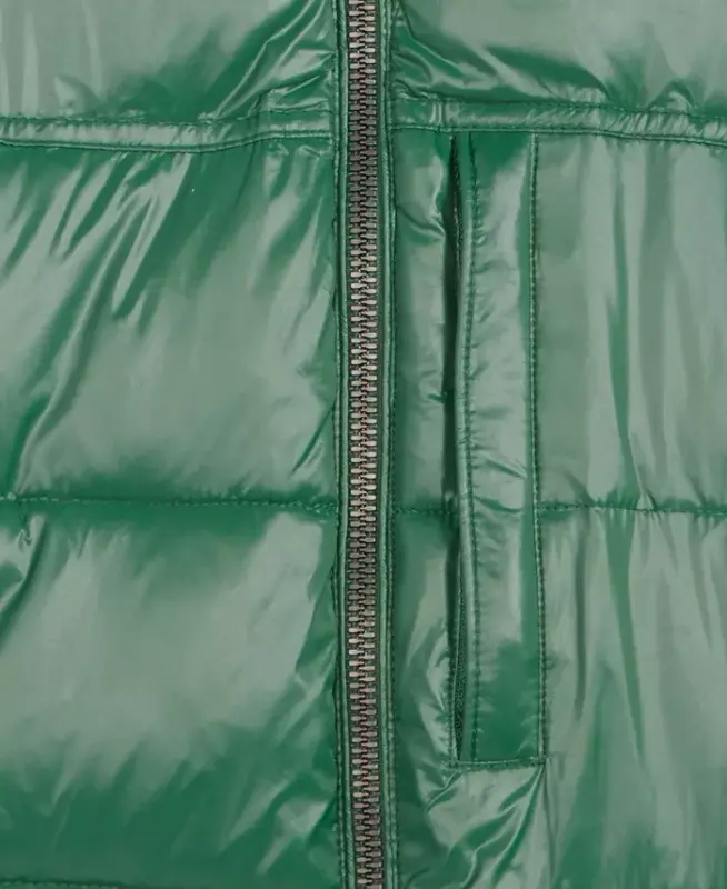 Мужская Блестящая Дутая Куртка - 4