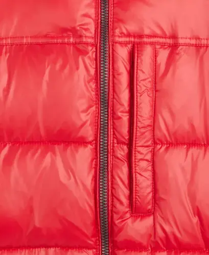 Мужская блестящая пуховая куртка - 7